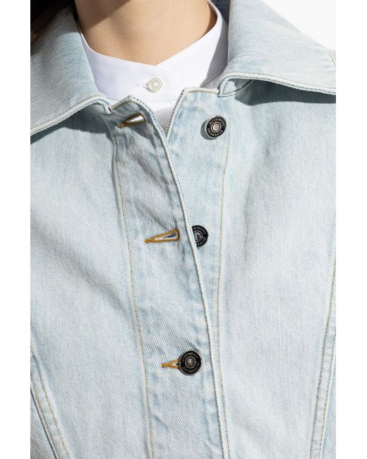 Givenchy Blue Short Denim Jacket