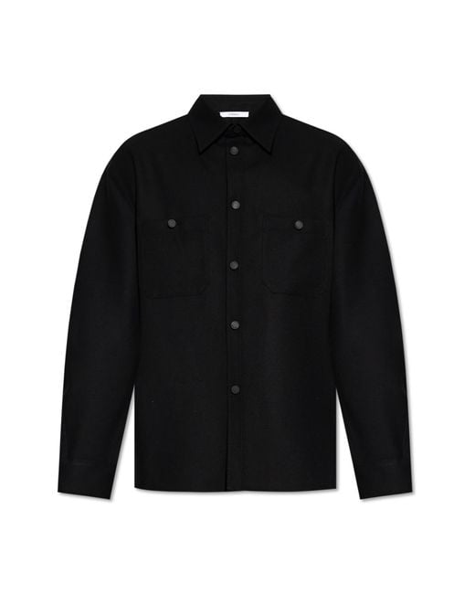Givenchy Black Wool Shirt for men
