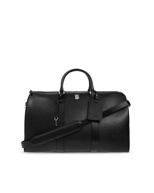 Burberry Black ‘Boston’ Leather Holdall Bag for men
