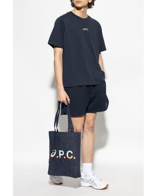 A.P.C. Blue X Asics for men