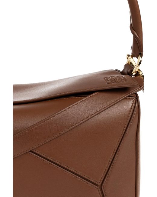 Loewe Brown Puzzle Medium Bag