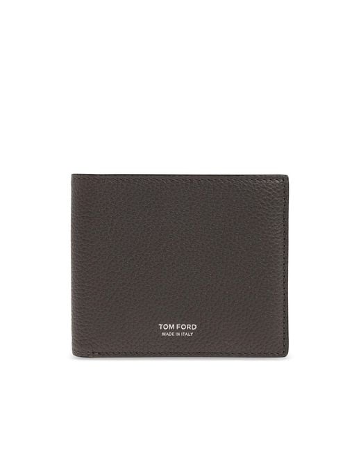 Tom Ford Black Leather Wallet for men