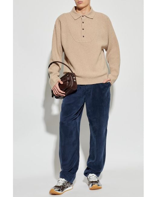 Jacquemus Natural Wool Sweater for men