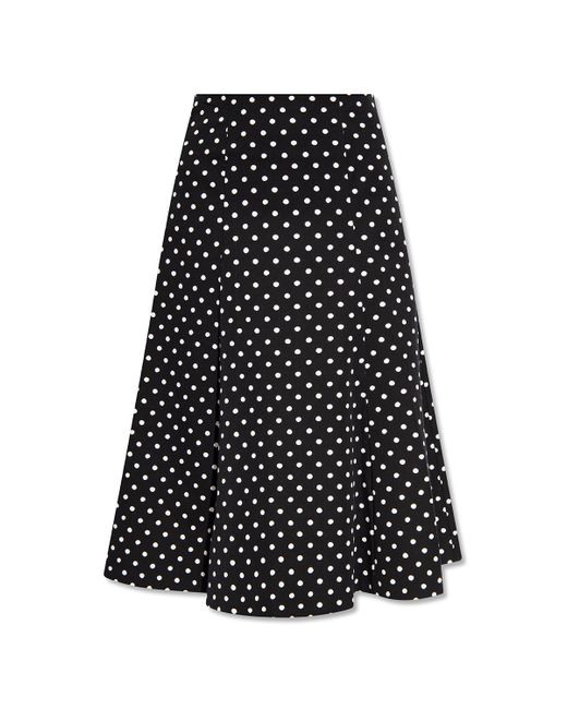 Kate Spade Black Skirt With Polka Dots