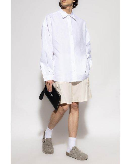 Dolce & Gabbana White Linen Shirt for men