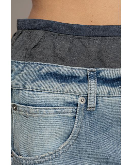 Maison Margiela Blue Denim Skirt