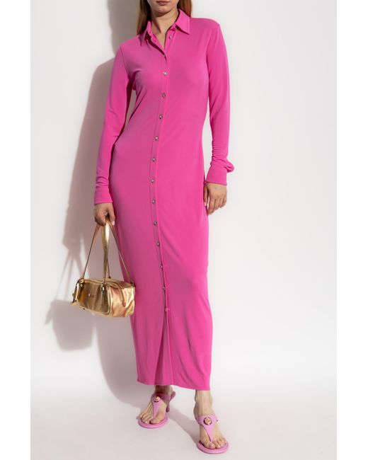 Versace Pink Long Dress