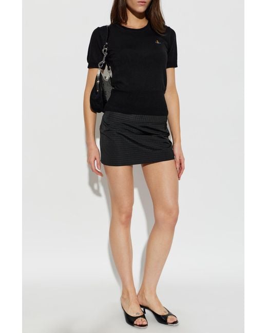 Vivienne Westwood Black Wool Sweater 'Bea'