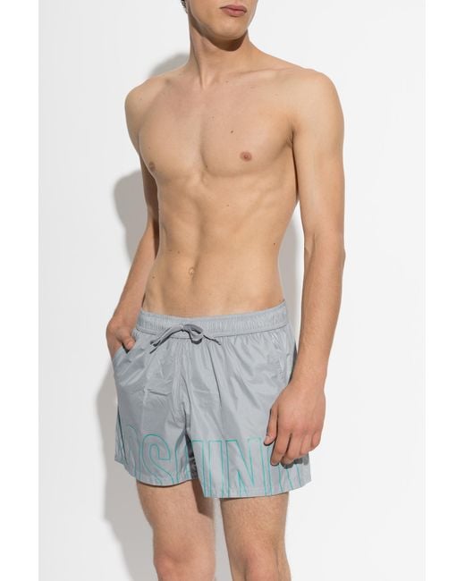 Moschino Blue Swim Shorts for men