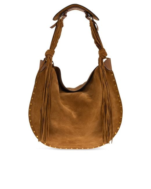 Isabel Marant Brown Shoulder Bag 'Oskan' Hobo Type
