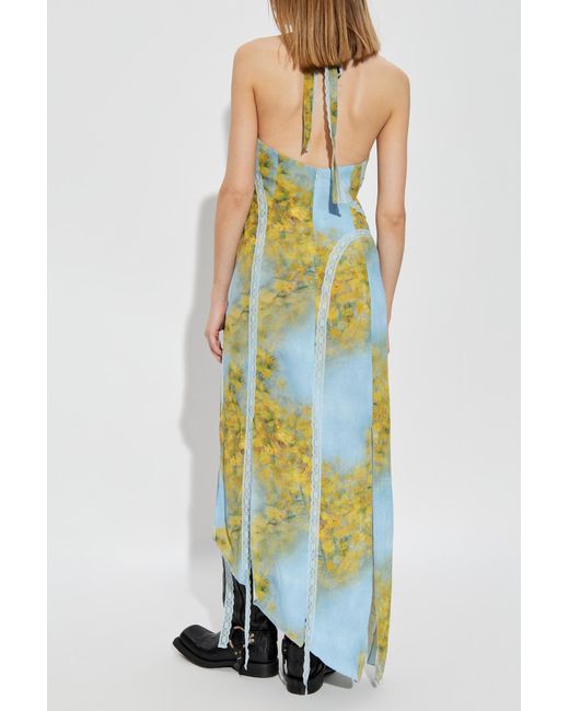 AVAVAV Blue Dress With Slits