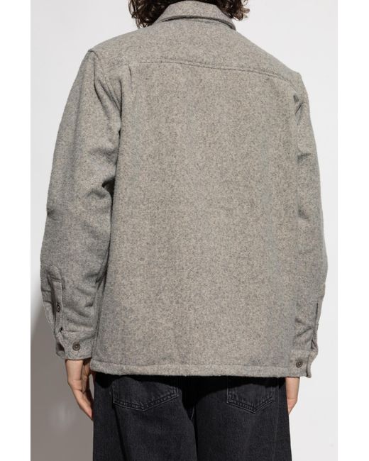 Samsøe & Samsøe Gray Shirt 'Sadamon' for men