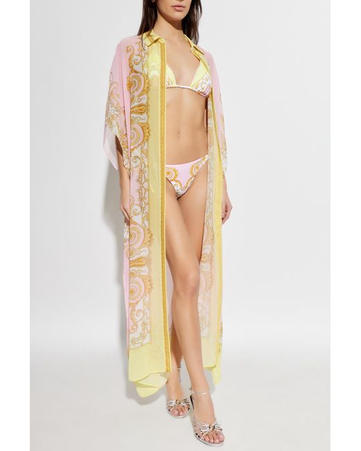 Versace Multicolor Bikini Top
