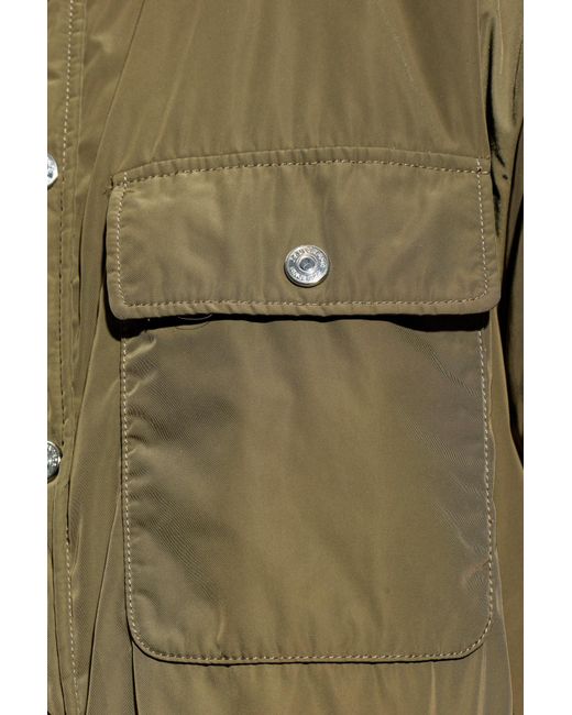 DSquared² Green Insulated Jacket With Pockets for men