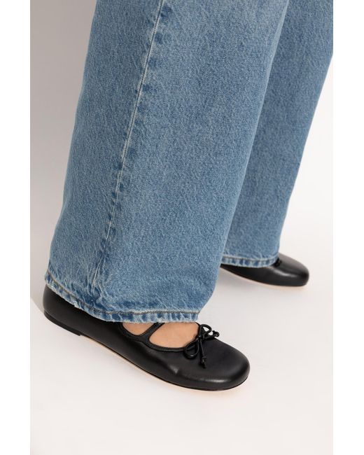 Marc Jacobs Black 'Kiki' Ballet Flats