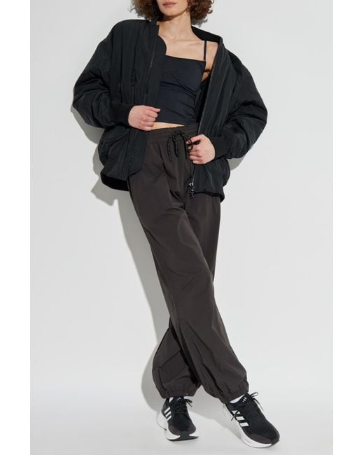 Adidas By Stella McCartney Black Bomber Jacket