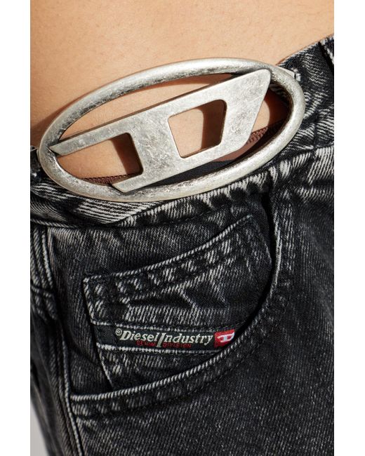 DIESEL Black 'De-Sire-Short-S2' Denim Shorts