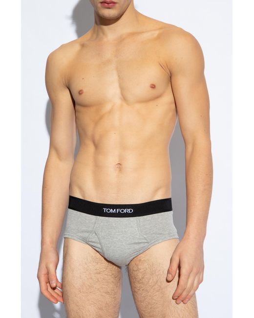 Tom Ford Black Briefs Two-Pack for men