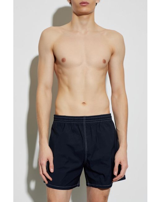 Balmain Blue Swim Shorts for men