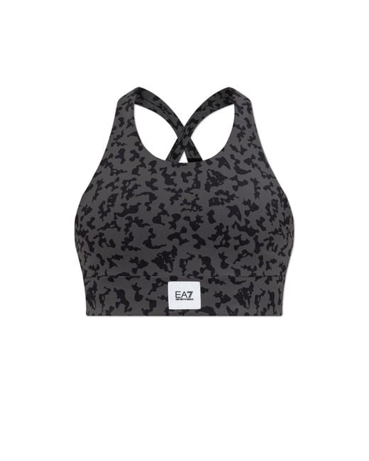 EA7 Black Emporio Armani Training Top