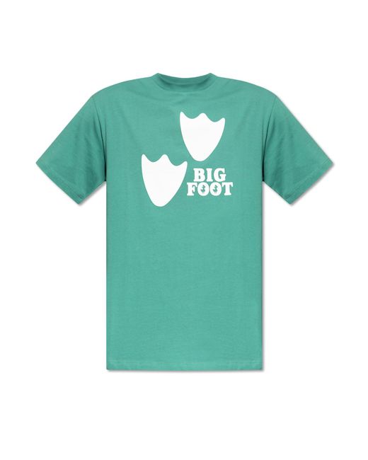 Save The Duck Green Printed T-shirt, for men