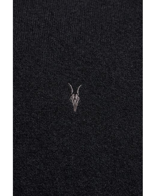 AllSaints Black Polo 'Statten' for men
