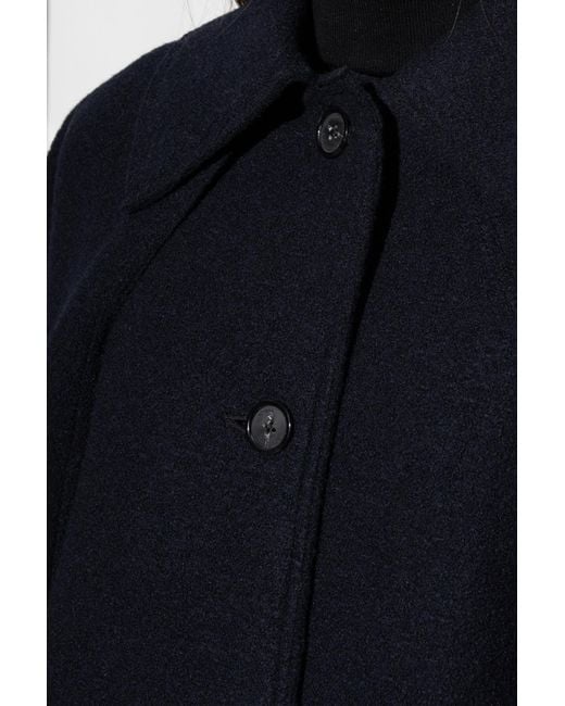 Totême Blue Wool Coat