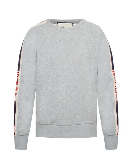 Gucci Gray Crewneck Sweatshirt for men