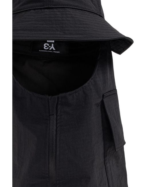Y-3 Black Cape With Pocket