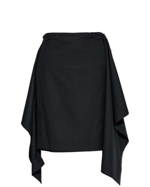 McQueen Black Linen Blazer With Double Vent for men