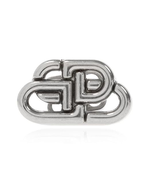 Balenciaga Metallic Brass Earrings