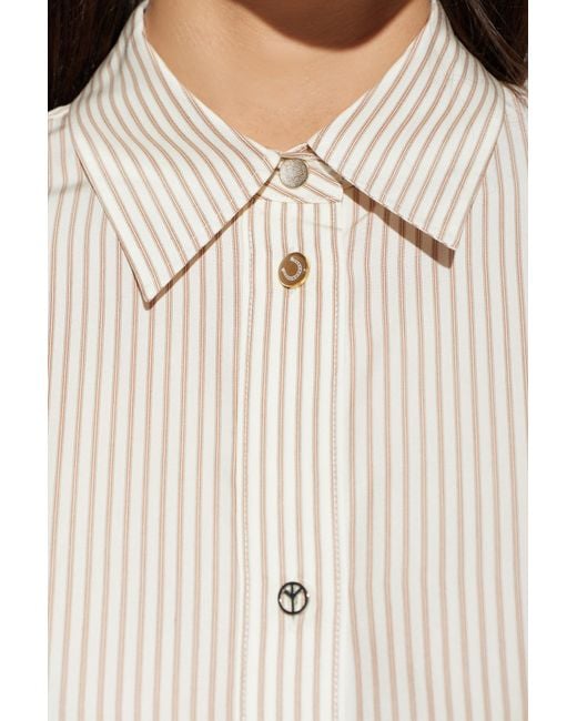 Paul Smith White Shirt With Stripe Pattern