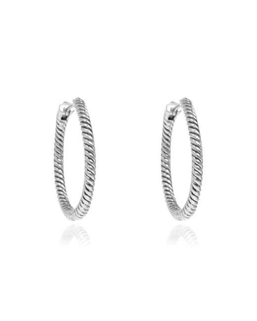 AllSaints Metallic Round Earrings,
