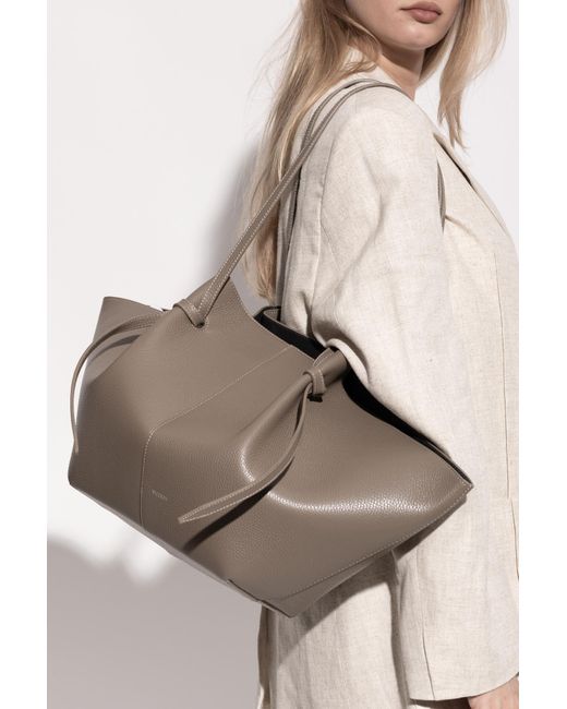Yuzefi Gray "Mochi Large" Shopper Bag