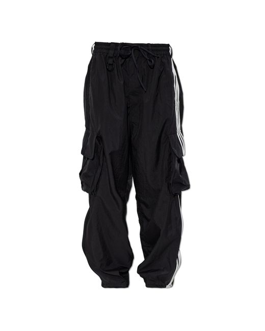 Y-3 Black Cargo Trousers