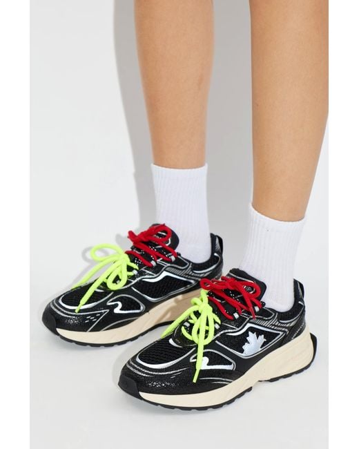 DSquared² Green "Sprinter" Sports Shoes