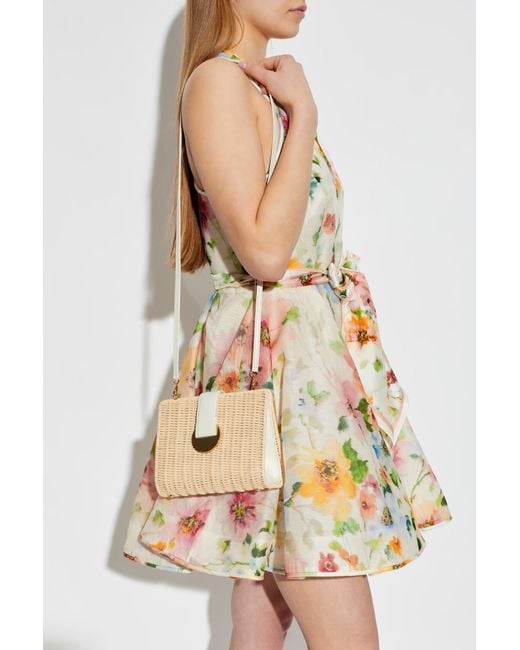 Rodo Natural Shoulder Bag With Logo