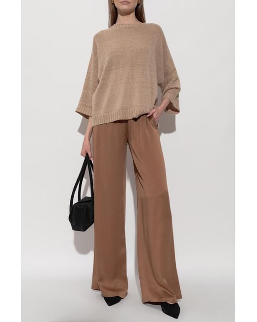 Fabiana Filippi Natural Sweater With Lurex Thread