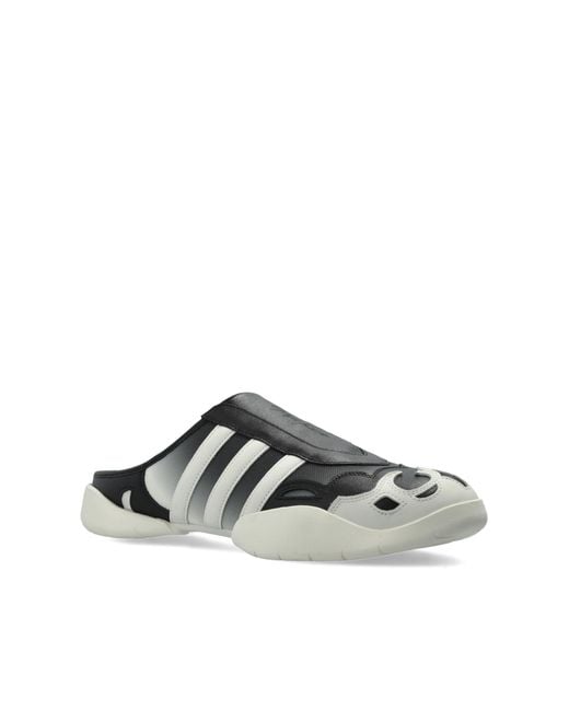 Y-3 White 'Regu' Slides