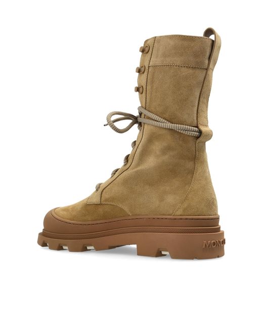 Moncler Natural 'Vera High' Ankle Boots