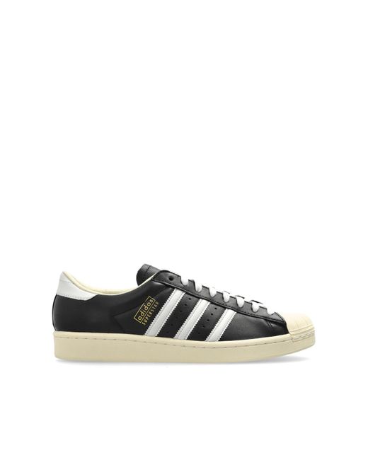 Adidas Originals Black Sports Shoes "Superstar Vintage" for men