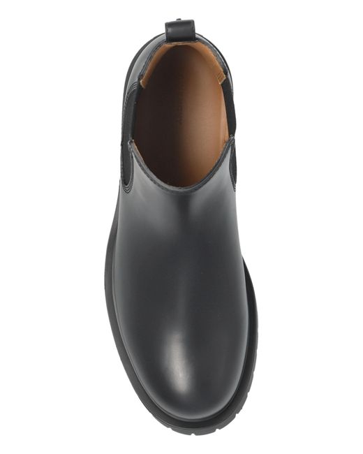 Givenchy Black Leather Ankle Boots for men