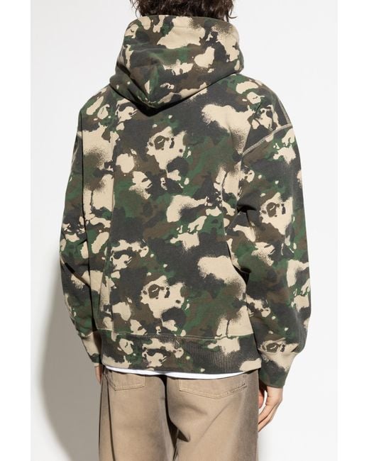 A Bathing Ape Green Sweatshirt With Logo for men
