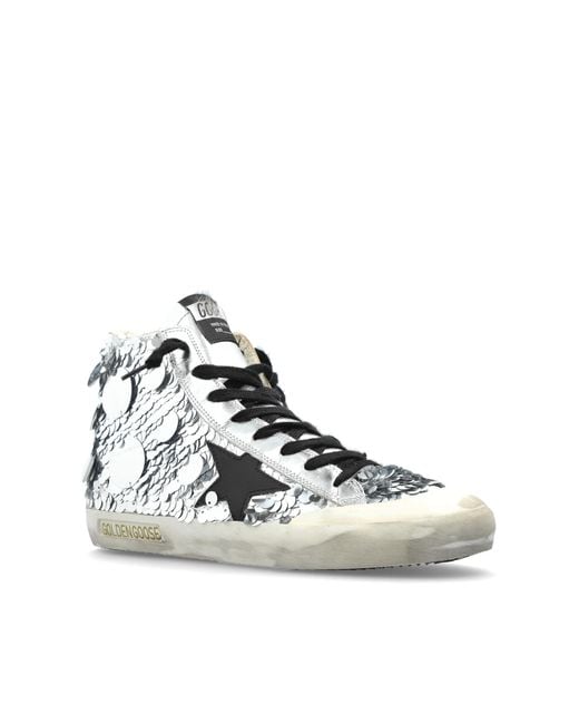 Golden Goose Deluxe Brand White Sports Shoes 'Francy'
