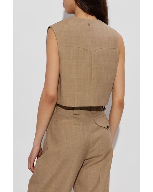 Versace Natural Wool Vest