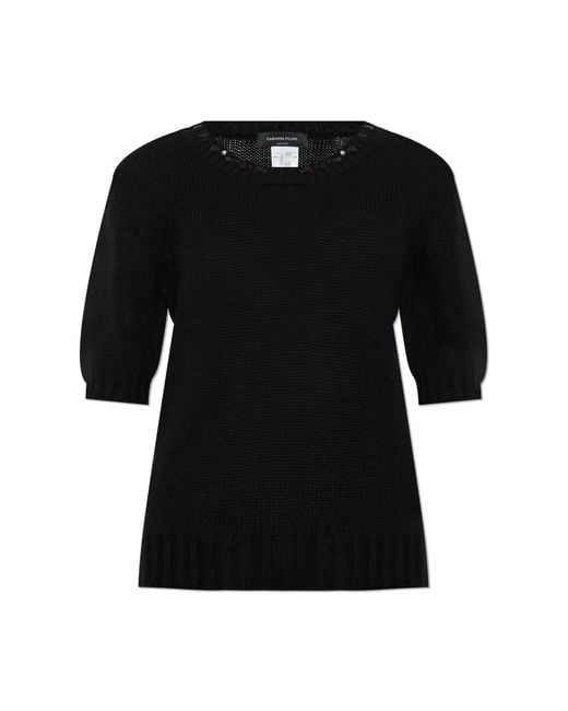 Fabiana Filippi Black Cashmere Sweater