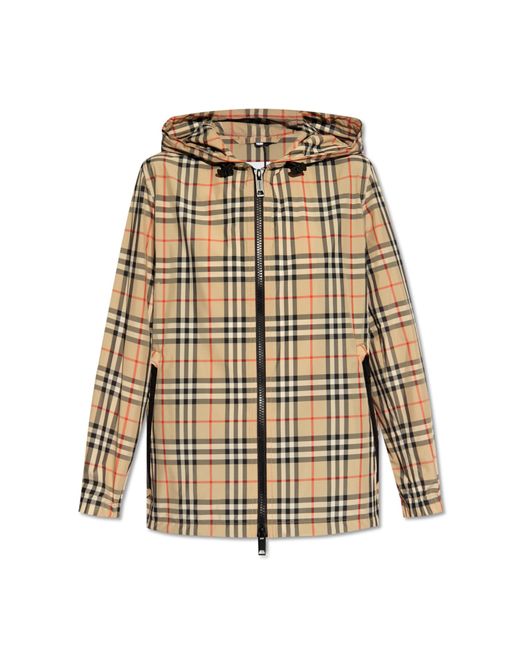 Burberry Natural Checked Jacket,