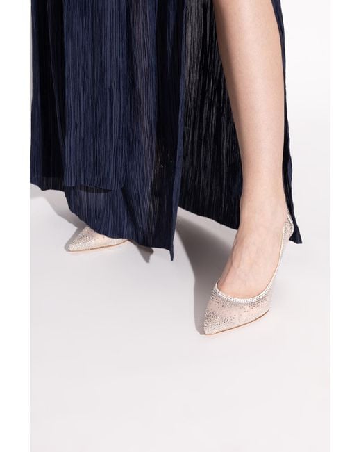 Gianvito Rossi White Heeled Shoes 'Rania 85'