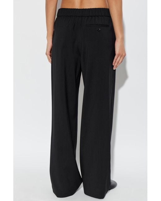 Loewe White Wool Trousers