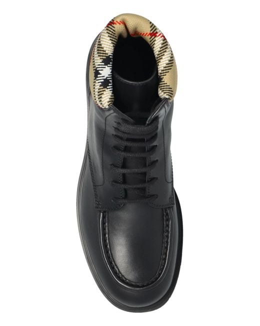 Burberry Natural Leather 'Rogue' Boots for men